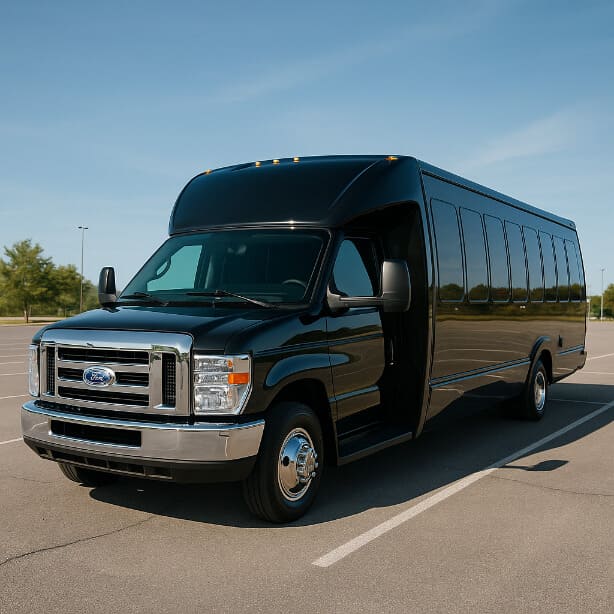 Antioch Shuttle Bus Rentals 18 Passenger Shuttle Bus