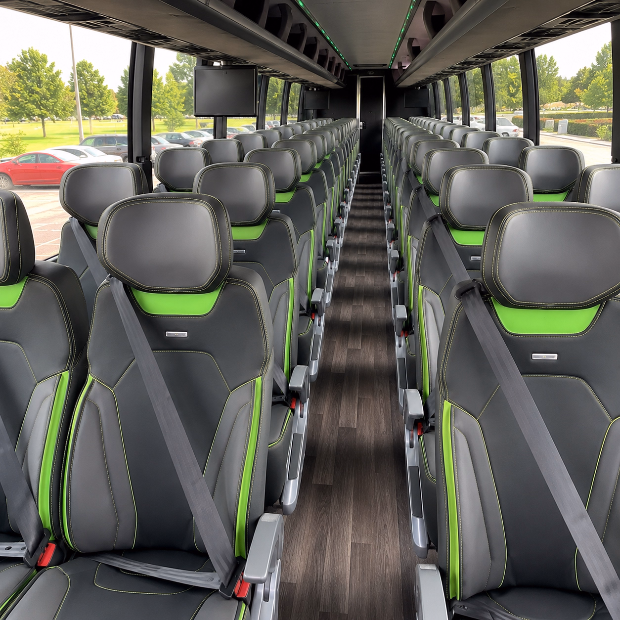 antioch charter bus services interior